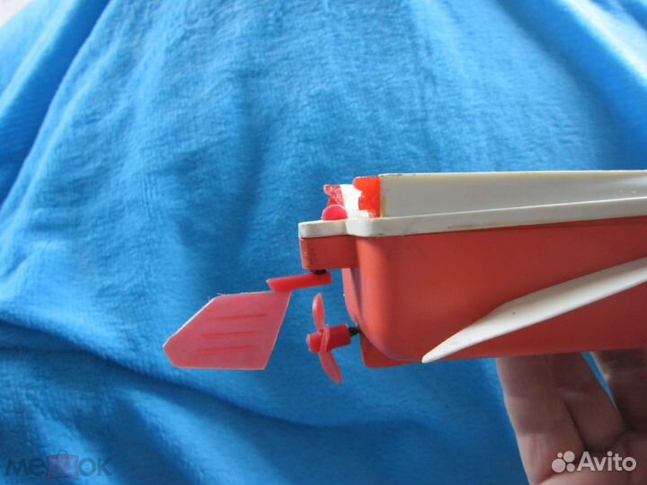 Игрушка СССР Катер на подводных крыльях Винтаж