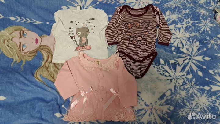 Вещи на девочку 80 размер пакетом