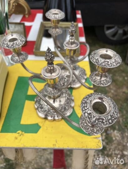 Антик. Винтаж. Подсвечник 2 штуки винтажный