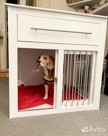 Вольер деревянный для собак будка загон манеж
