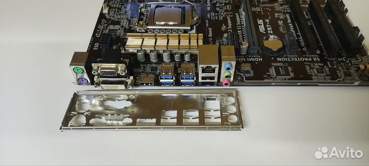 Мат.плата LGA1150 asus Z97-K+i5-4460+8гб DDR3