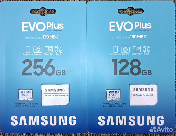 Samsung Evo Plus 128/256 GB MicroSD