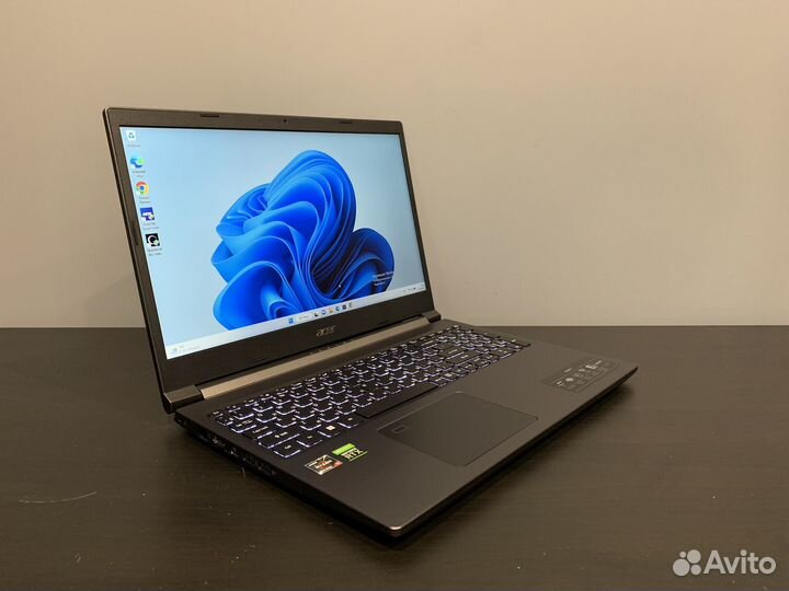 Новый Acer на Ryzen 5 12х4.3ггц/RTX 3050/16gb