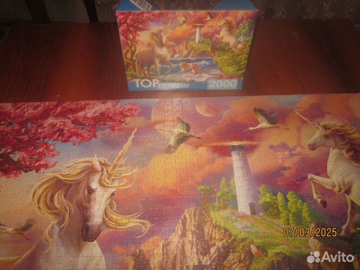 Отдам пазлы на 2000 элементов