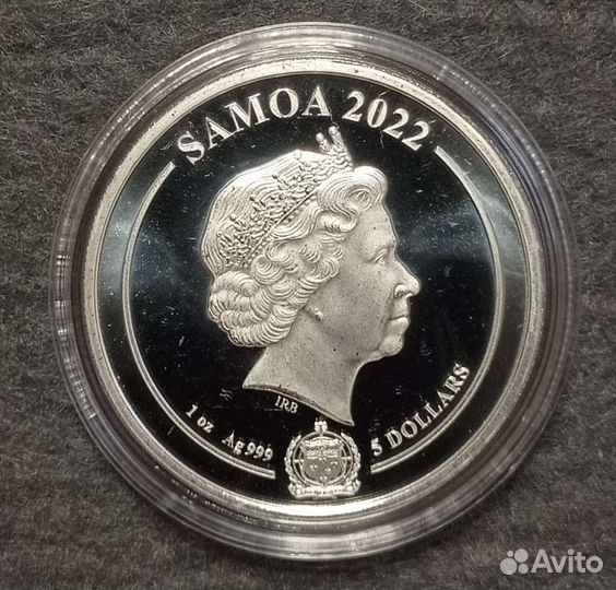 Монеты Самоа Даффи Дак Дорожный бегун Серебро