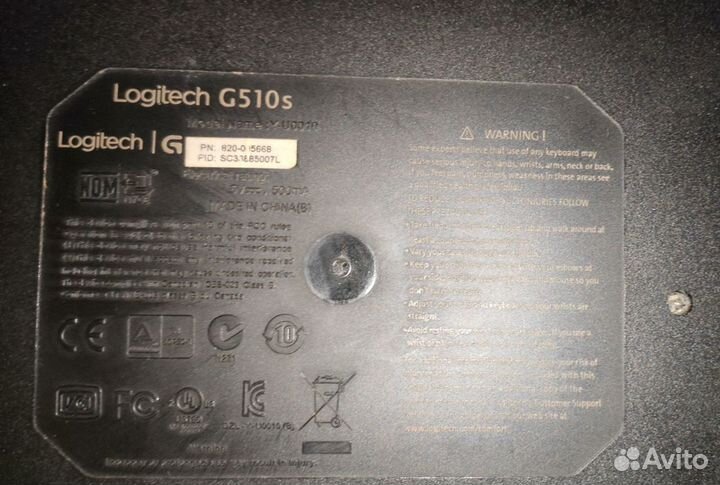 Игровая клавиатура Logitech G510s