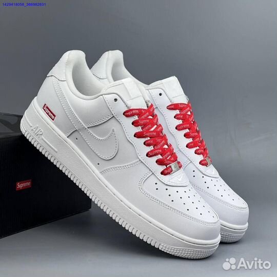 Кроссовки Nike Air Force 1 Low & Supreme (Арт.56158)