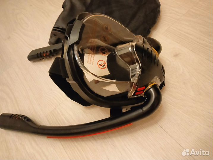 Маска для дайвинга с двойным дыханием/ очки для по