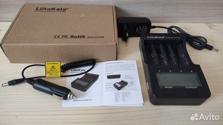 LiitoKala Lii-500 умное зарядное для аккумуляторов
