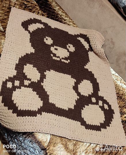 Плед детский ручная работа