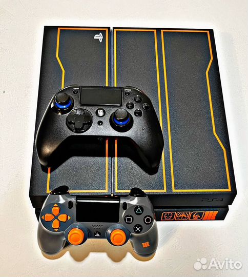 PS4 на 1tb лимитированная + куча игр