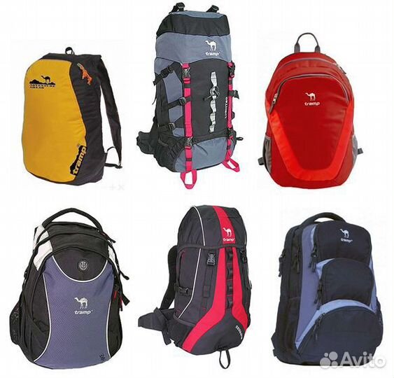 Рюкзаки Туристические Городские Велорюкзаки Тramp