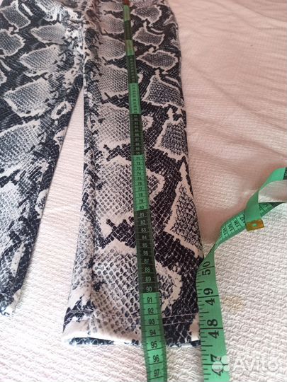 Брюки женские змеиный принт