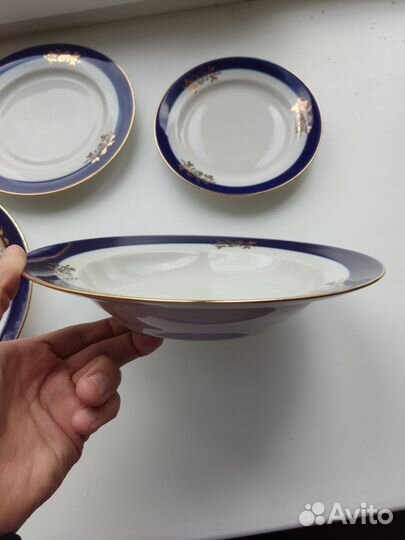Дулево фарфор набор тарелок