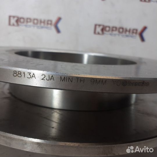 Диск тормозной задний 08.9461.10 (278х10) 4 отв N