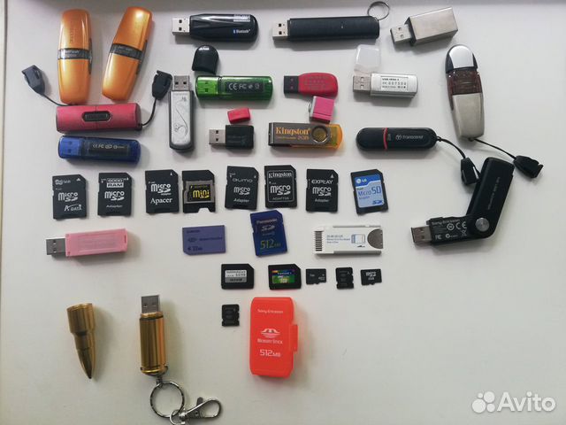 Внешние накопители памяти и адаптеры