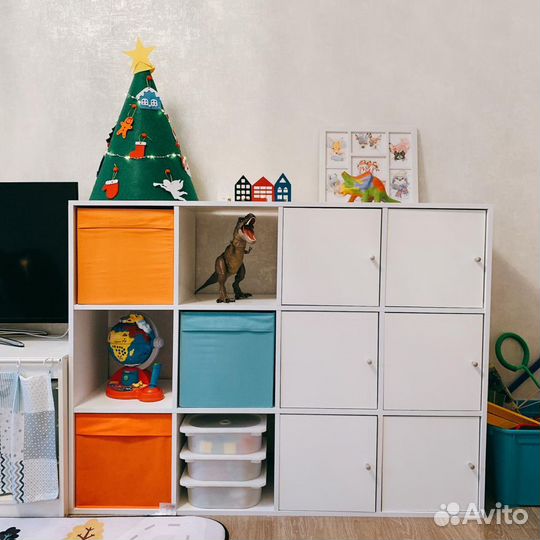 Стеллаж IKEA Белый аналог 12 ячеек Домодедово