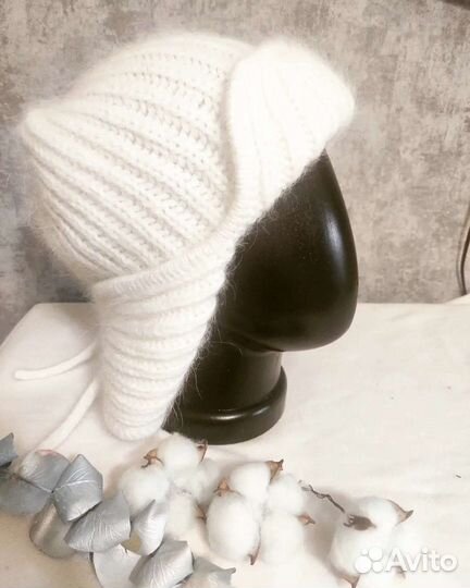 Шапка ушанка женская