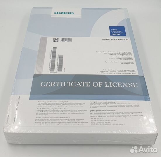 6AV2100-0AA05-0AA5 по simatic WinCC Basic V15.1