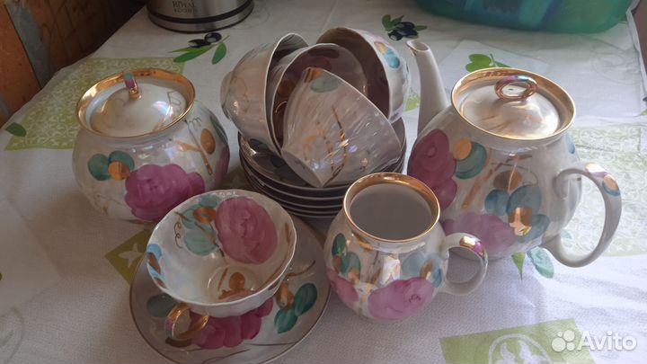 Сервиз чайный Дулево костяной фарфор