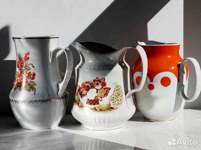 Фарфоровый кувшин СССР