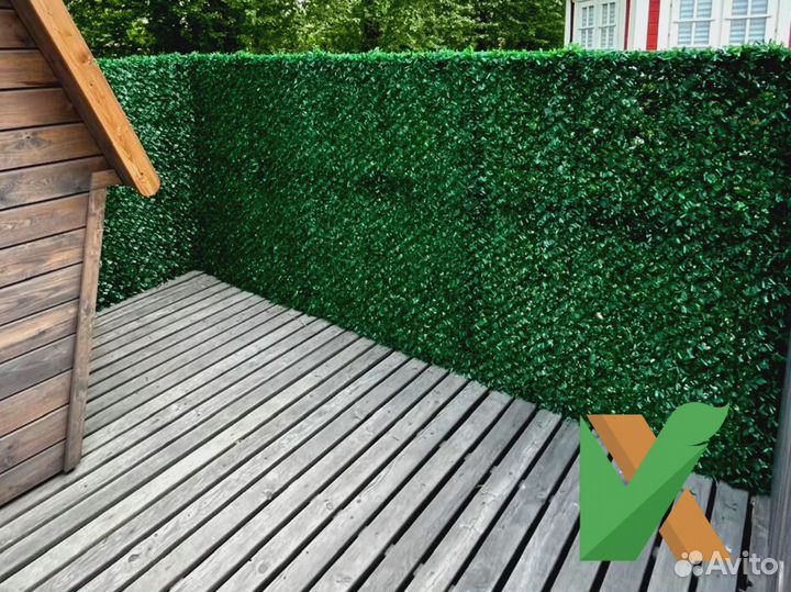 Искусственный зеленый забор за 1 кв.м