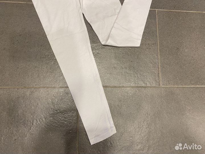 Лосины белые новые 134/140
