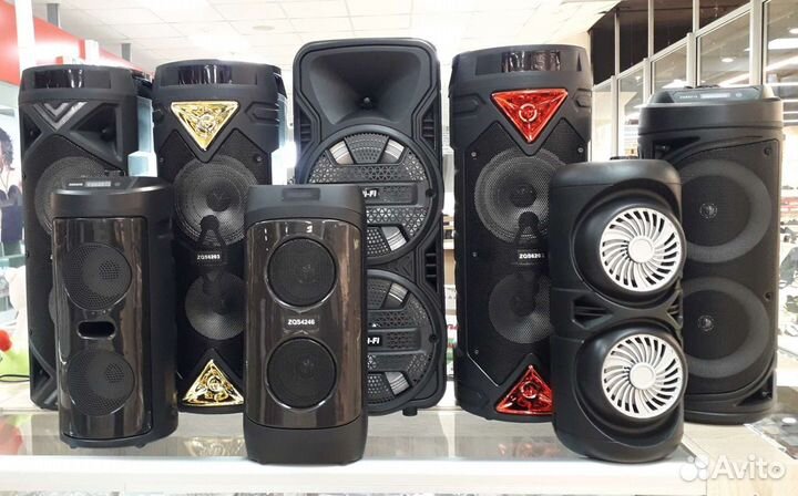 Беспроводные колонки в ассортименте