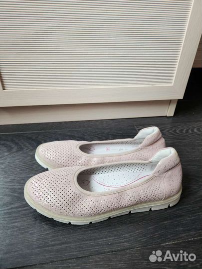 Балетки натуральная кожа 37