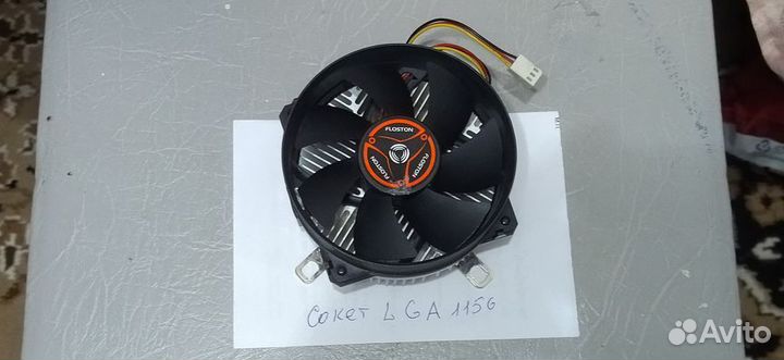 Кулер процеccорный floston, 1156 socket