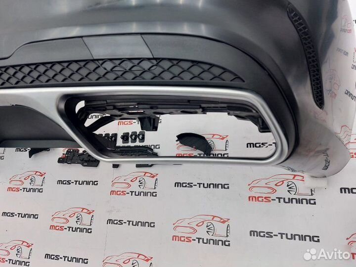 Бампер + диффузор стиль E63 рест E-class W212