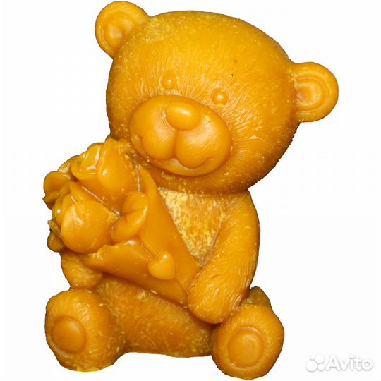 Силиконовая форма для свечей Медведь 4 (0628)