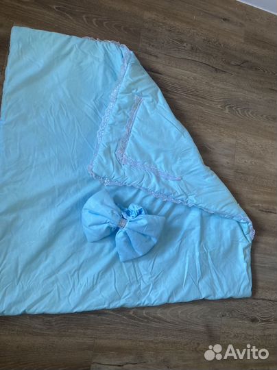 Одеяло на выписку осень/зима для мальчика