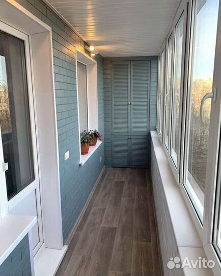 Ремонт и отделка балконов и лоджий, остекление