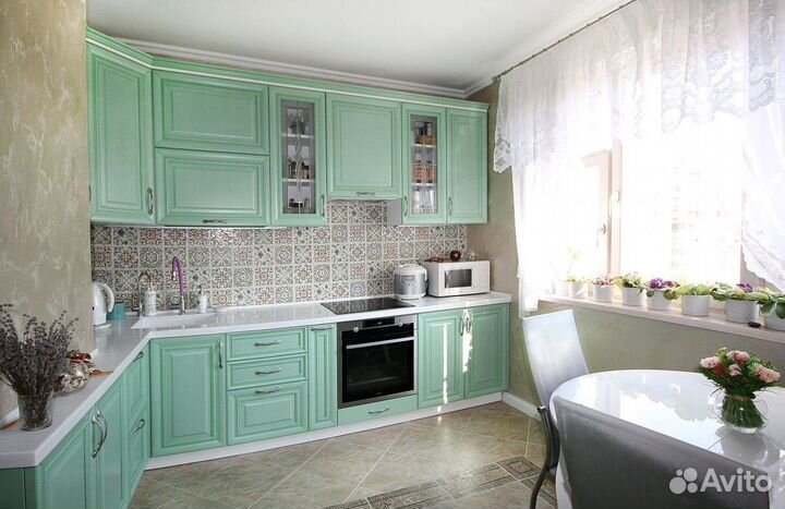 Кухонный гарнитур эмаль / патина