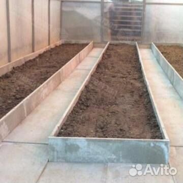 Полоса для грядок из плоского шифера 1500х300х8