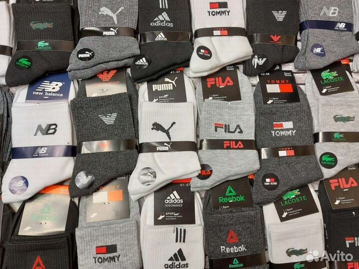 Носки Nike Adidas Puma Reebok