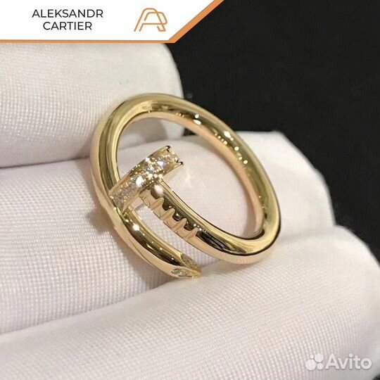 Кольцо Cartier Гвоздь золото 0,13ct