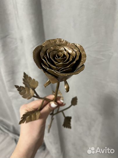 Роза из металла