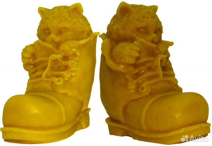 Силиконовая форма для свечей Кот в сапогах 3 (0553