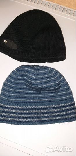 Шапка на мальчика 50 52 и варежки