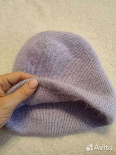 Шапка из пуха норки для девочки