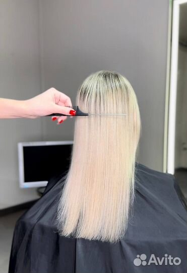 Кератиновое выпрямление/ ботокс волос