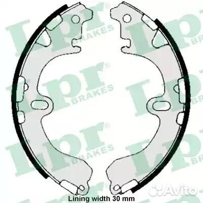 Колодки тормозные барабанные