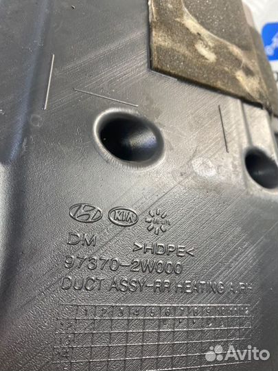Воздуховод передний правый Hyundai Santa Fe DM
