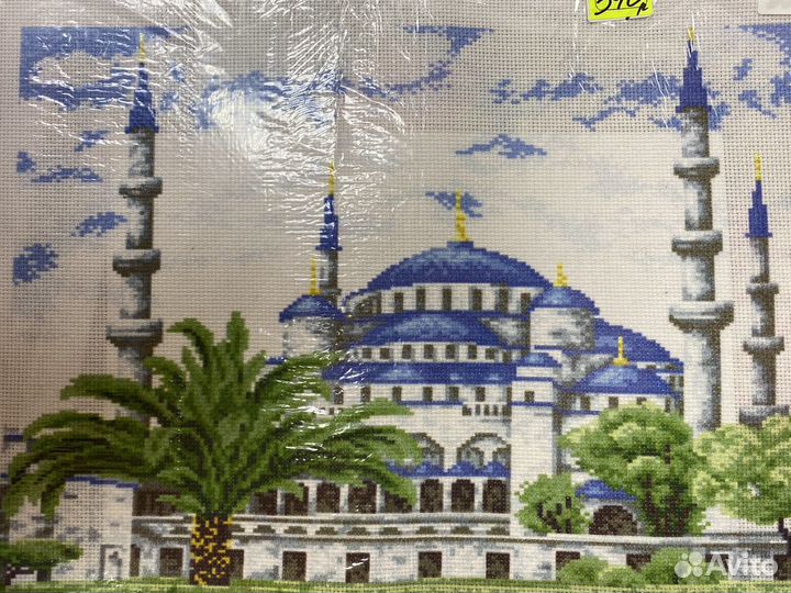 Вышивка, канва с рисунком