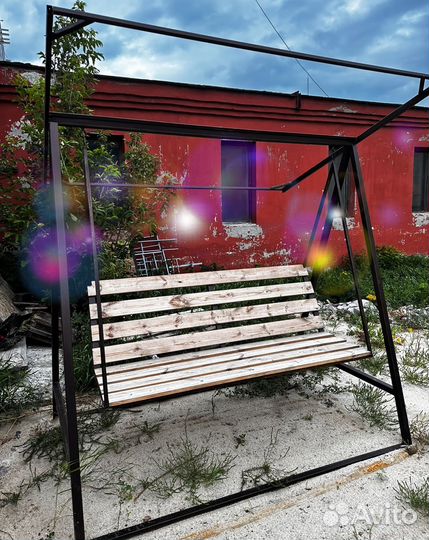 Качель садовая новая