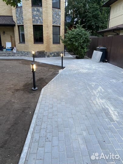 Выравнивание участка,дорожки,газон,благоустройство