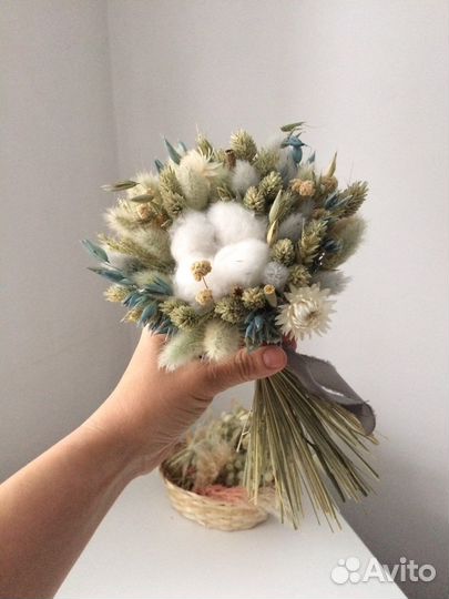 Букет зимний из сухоцветов