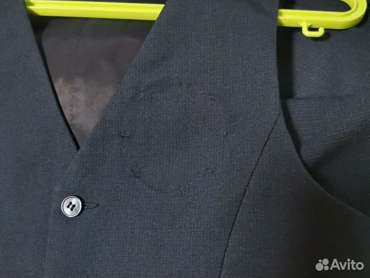 Школьный костюм для мальчика 146 синий, 2 штанов